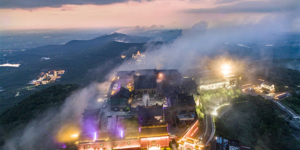 Travelling routes for two-day tour of Maoshan Mountain